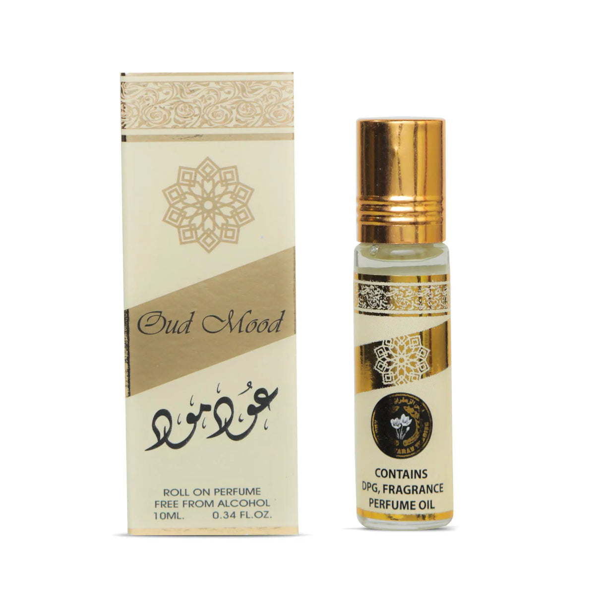 Oud Mood Roll On 10ml Perfume Oil Alcohol Free