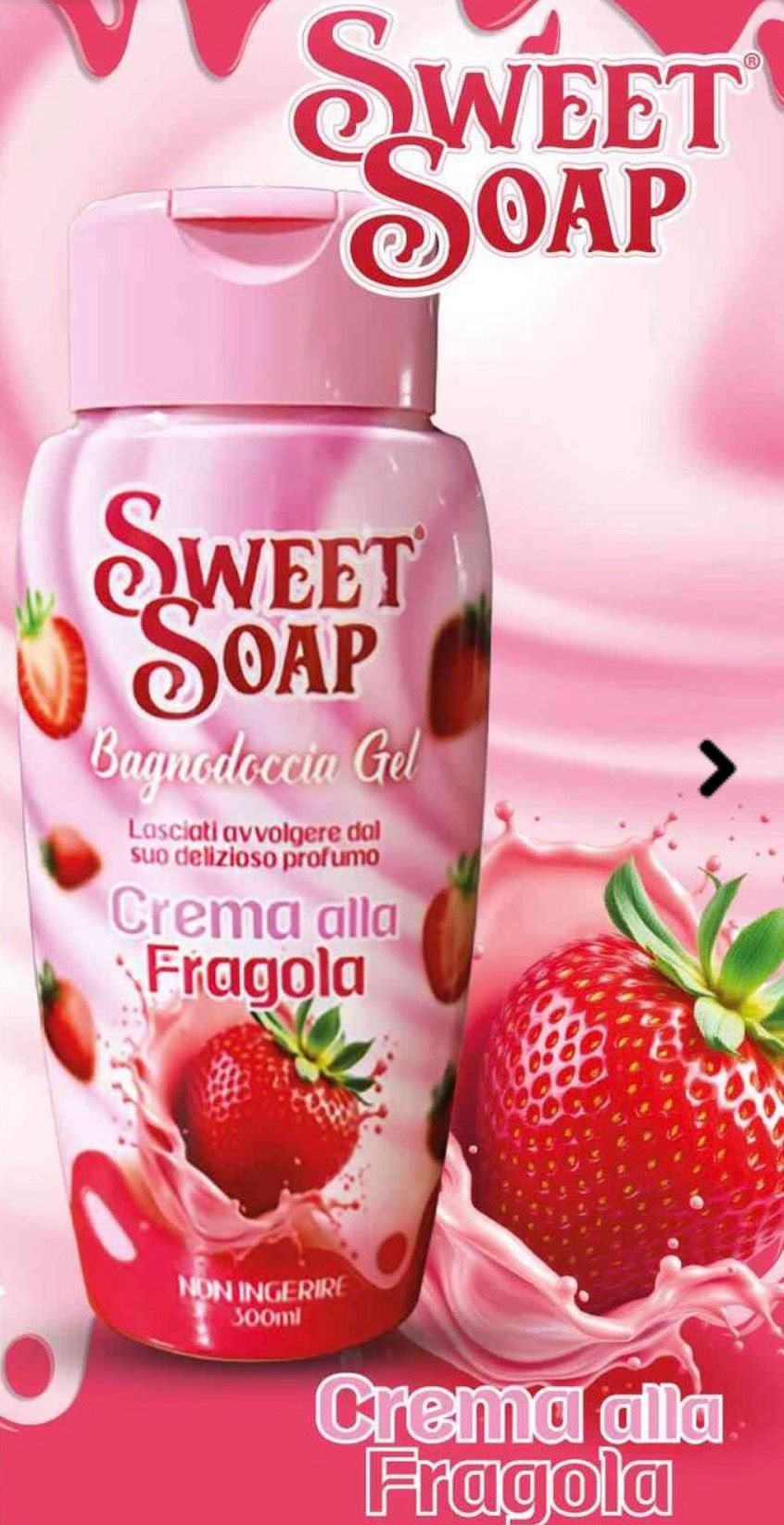 Sweet Soap Bagnodoccia Fragola 300ml
