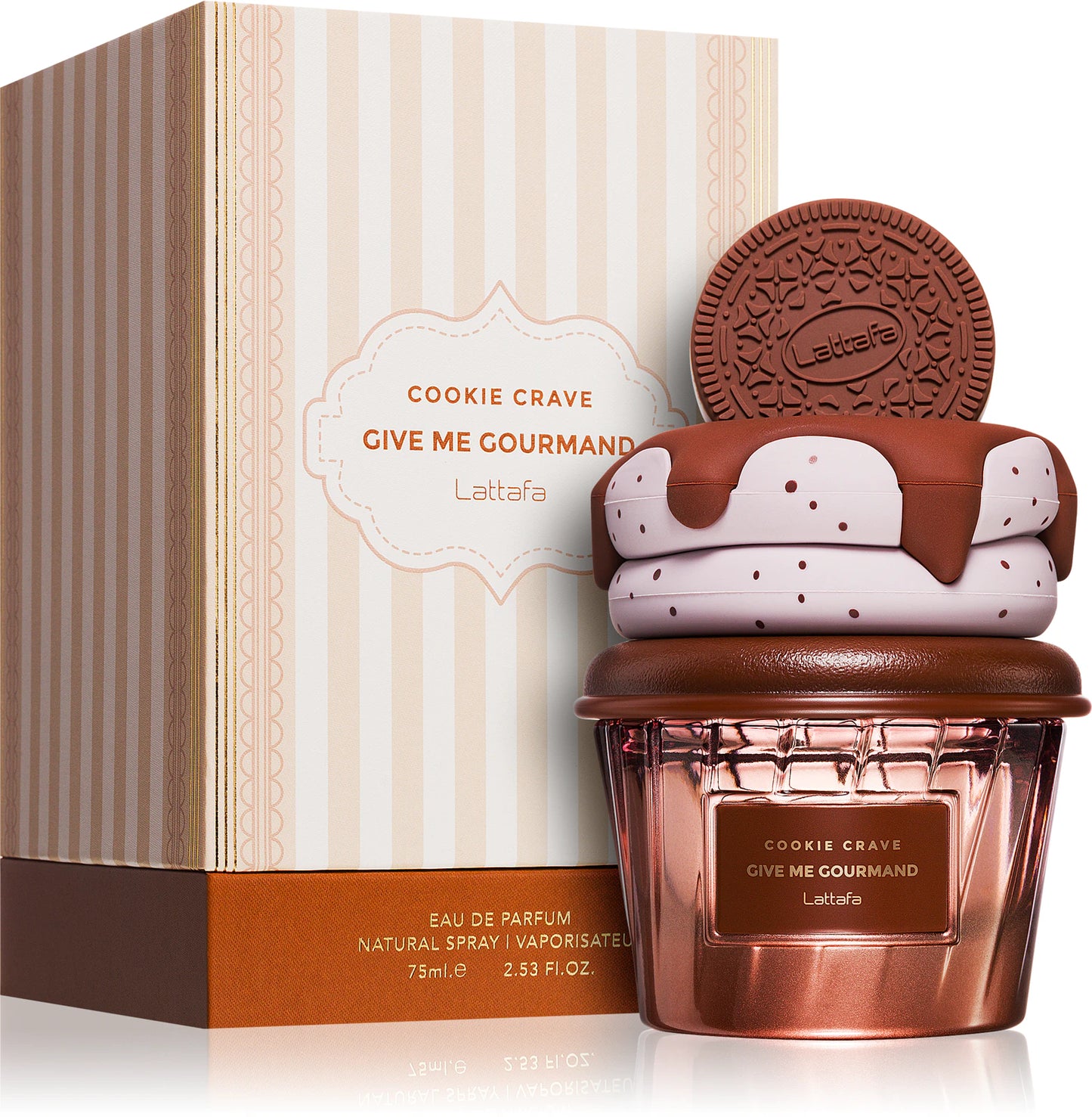 LATTAFA COOKIE CRAVE GIVE ME GOURMAND EAU DE PARFUM 75ML