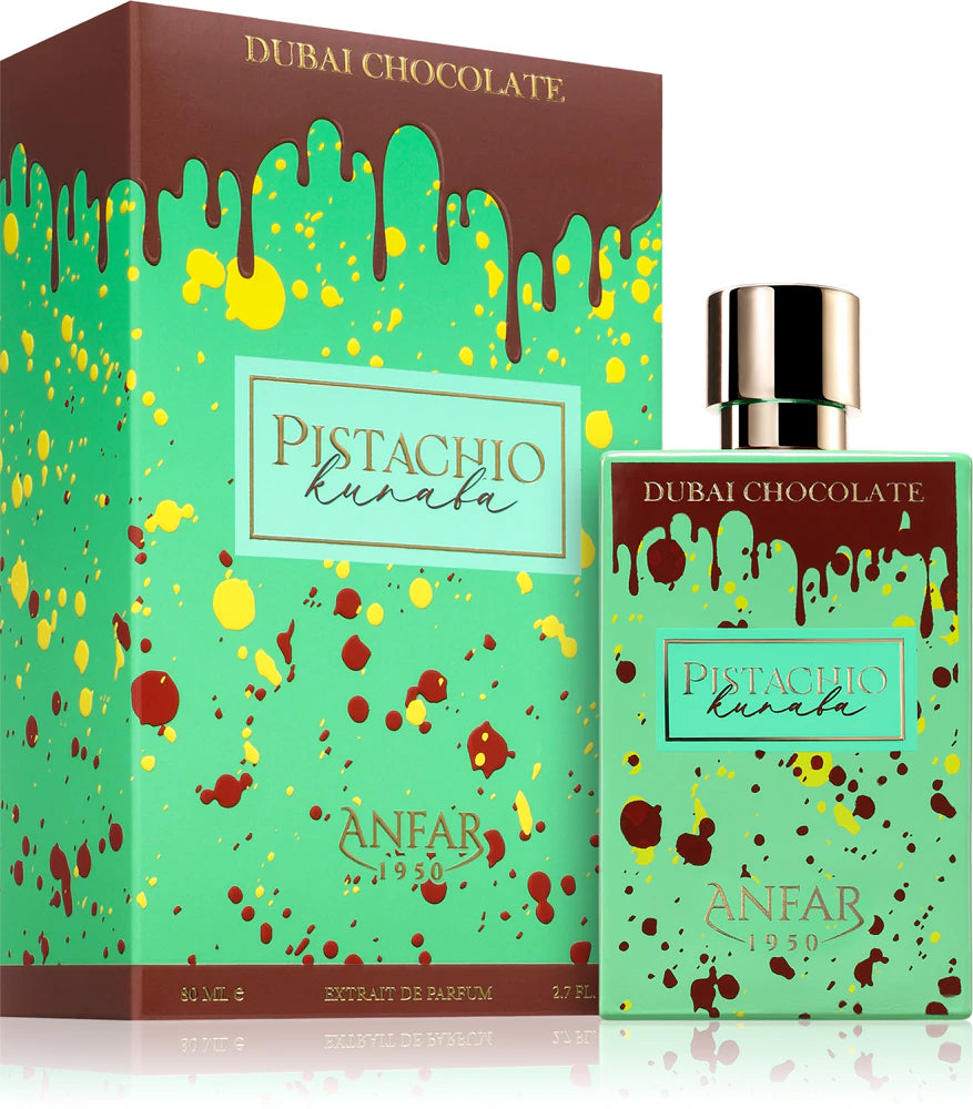 Anfar 1950 Pistachio Kunafa Dubai Chocolate Extrait 80ml