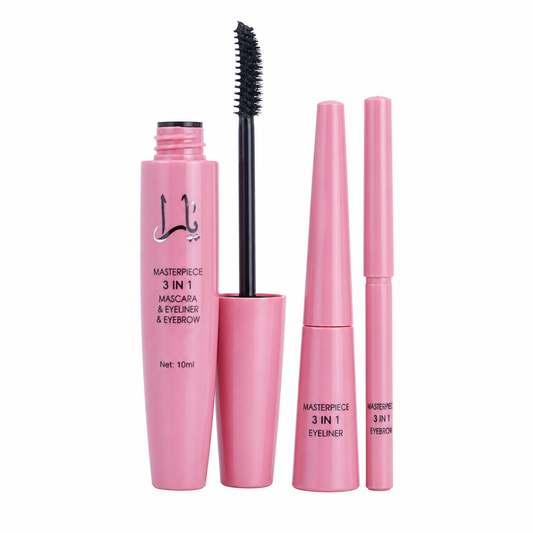 MASCARA 3 IN 1+EYELINER+MATITA NERA (Dupe YARA)
