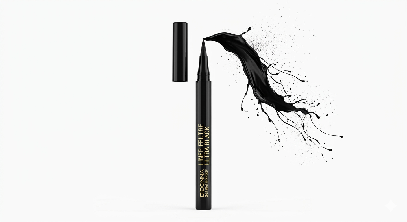 D'DONNA Liner Feutre - Ultra Black 24H Waterproof