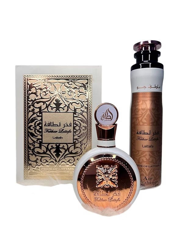 Lattafa Fakhar Rose Set 100ml + DEO Ambienti